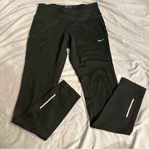 Nike - Running Leggings - Black - Sz: S